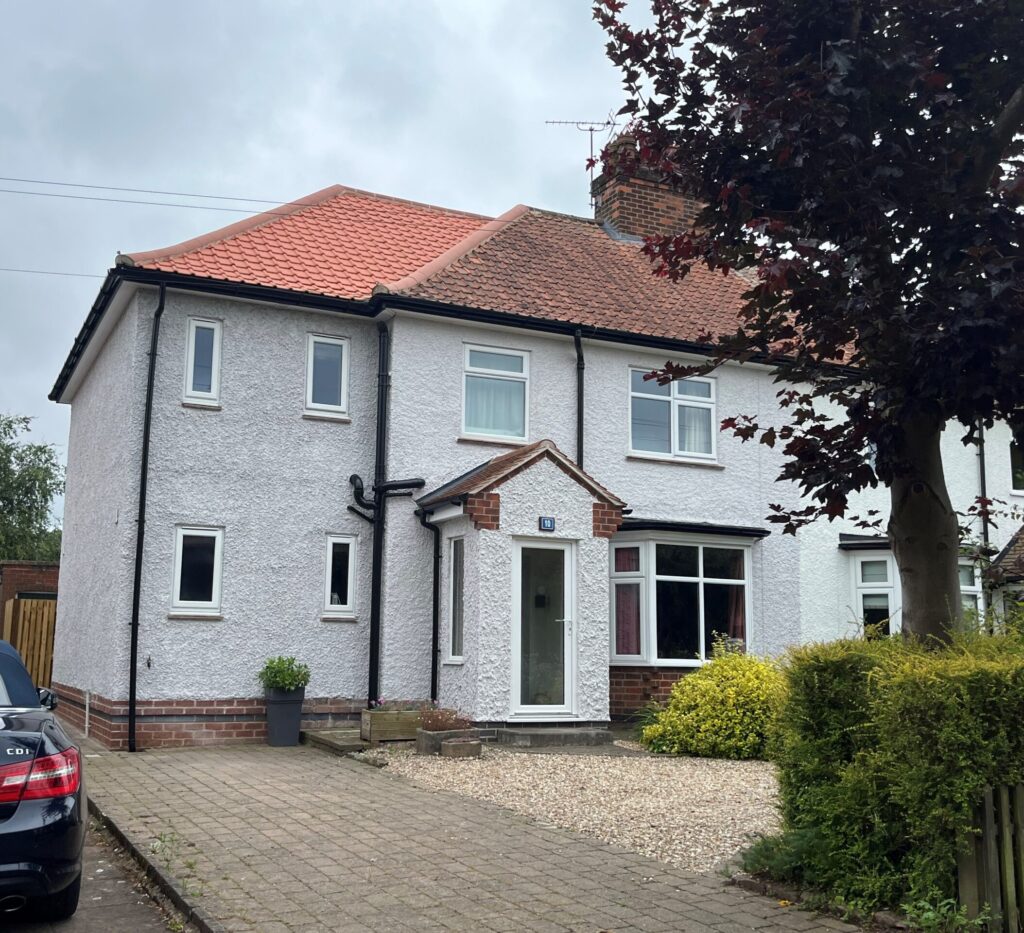 Double Storey extension built by extension builders in Quorn, Stotto